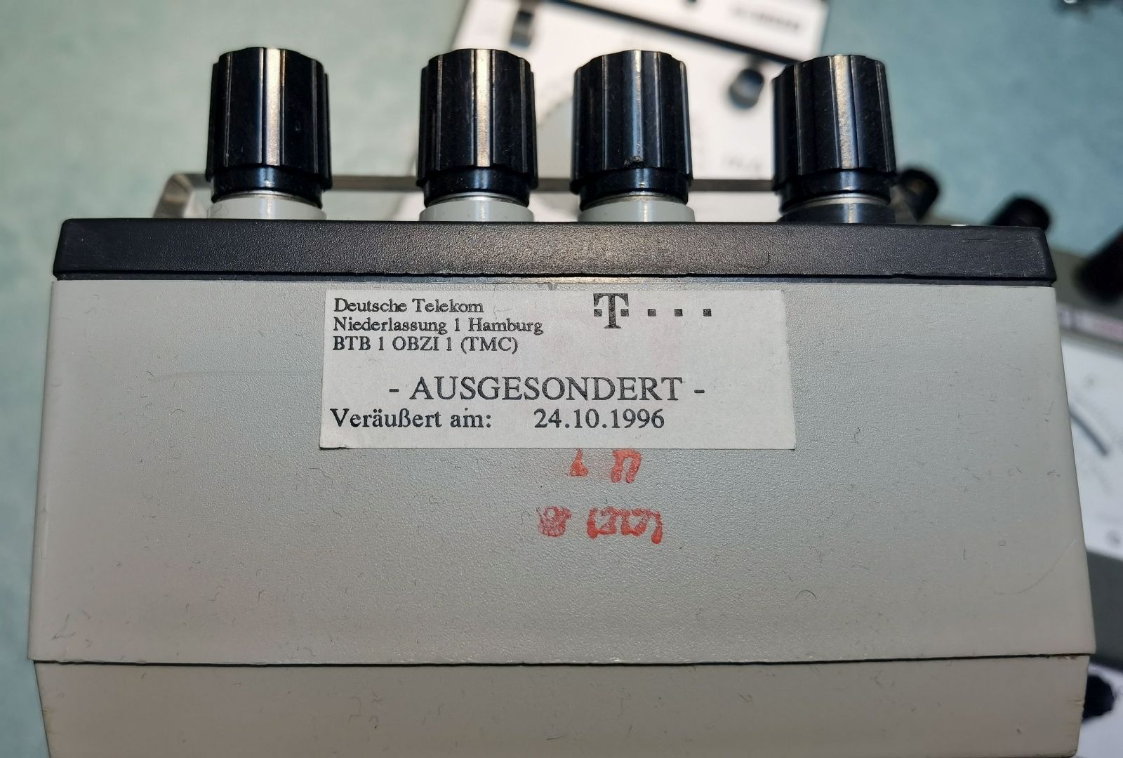 A43P Telecom Aussonderungsetikett 1996 wellenkino.jpg