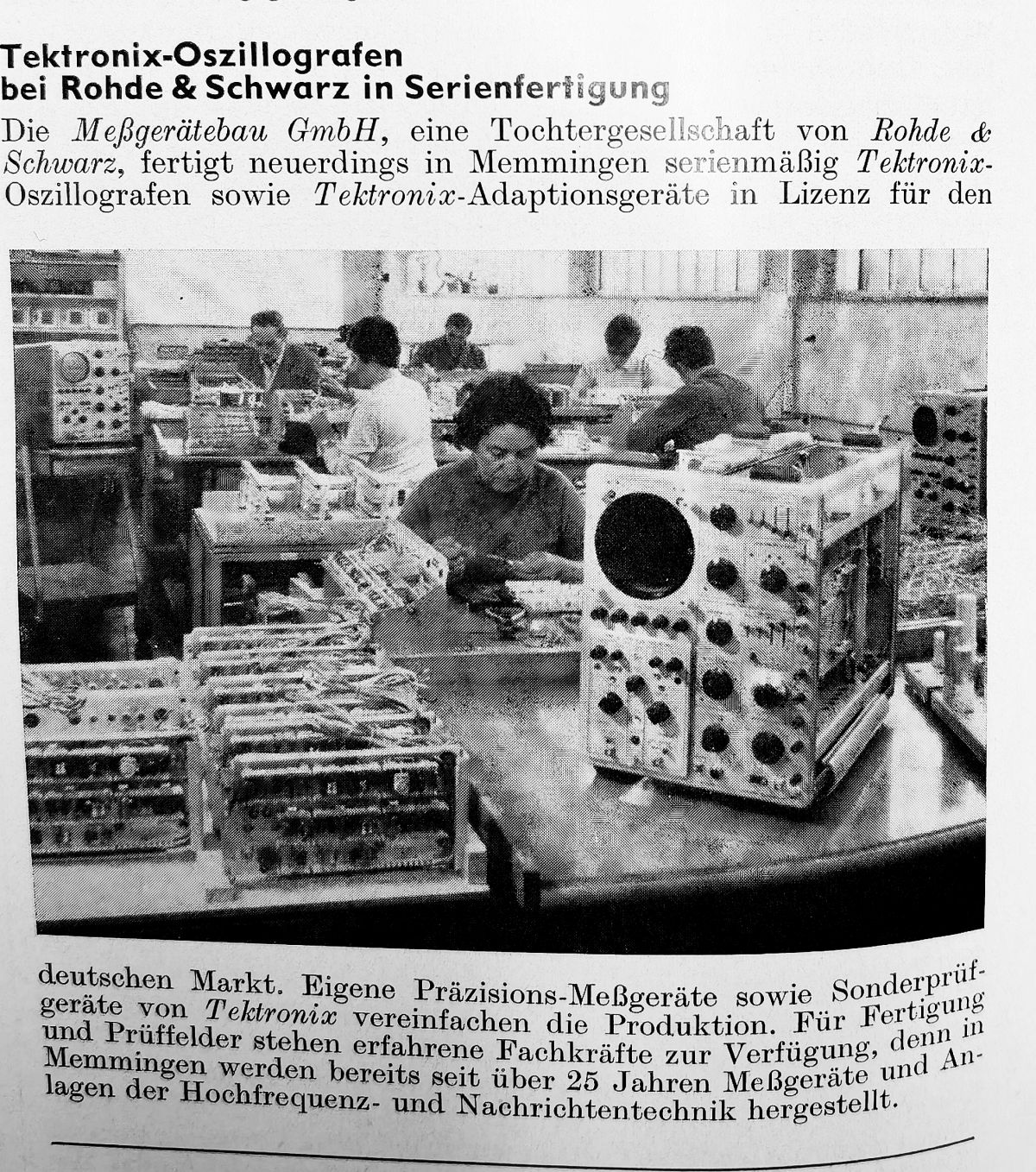 Meldung Intern.elektr.Rdschau Nr.12 1969 RundS Lizenzfertigung Tek.jpg