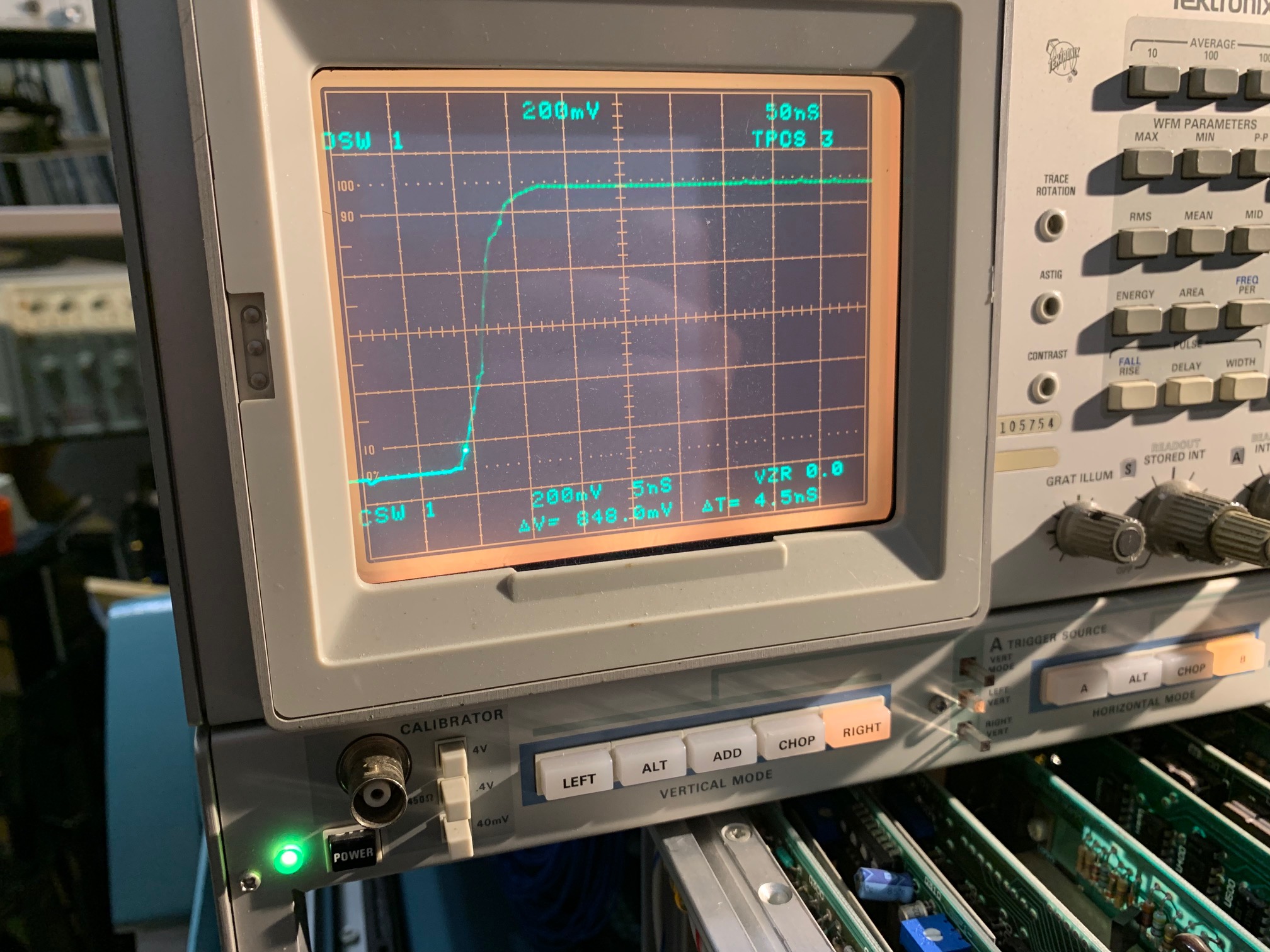 das noch funktionierende Spender IC in Kanal 1